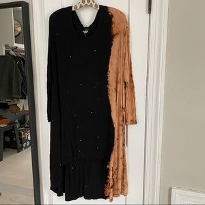 Free People Bleach Dyed Tunic